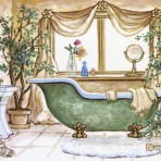 12291  Vintage Bathtub III