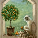 15594  Monkey & Orange Tree