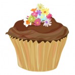 39510 Spring Cupcake 4 Hearts