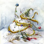 40187 Snowman Tree
