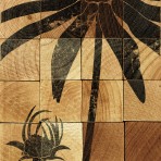 38990 Black Eyed Susan Wood Block