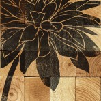 38994 Dahlia Wood Block